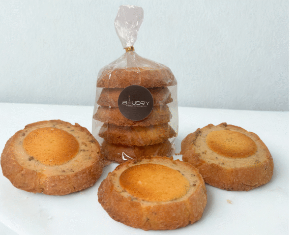 Lemon Lavender Shortbread Cookies