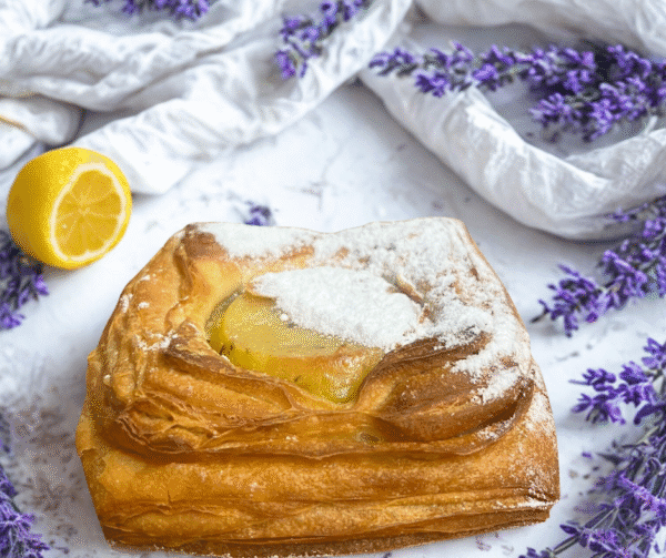 Lemon Lavender Croissant Box of 4
